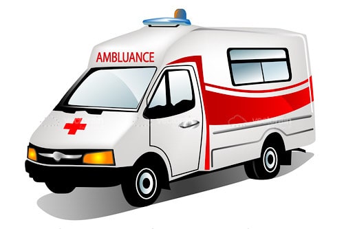 Cartoon Ambulance Vector